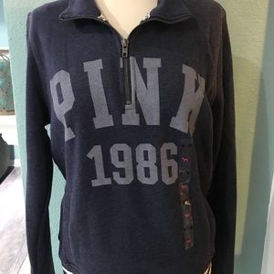 PINK 1/4 Zip Pullover